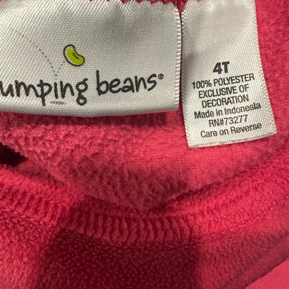 🦉 Girls Pink Fleece Pullover with Owl Design 🦉 - Picture 3 of 3